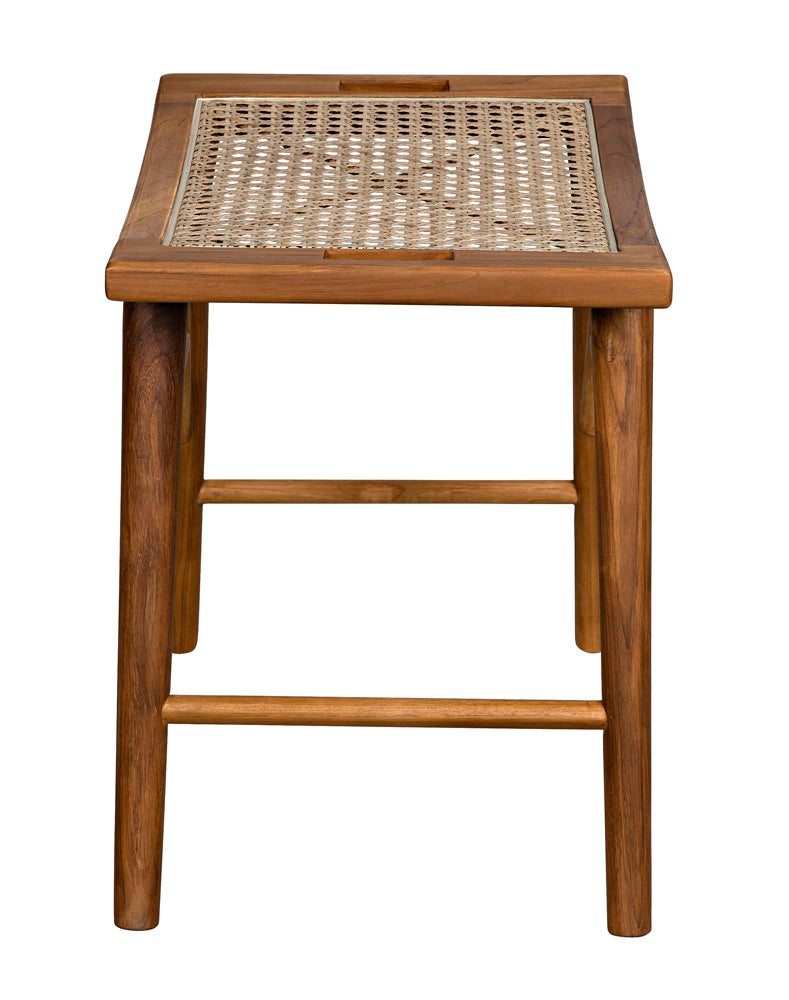 Noir Murphy Stool, Caning upholstery