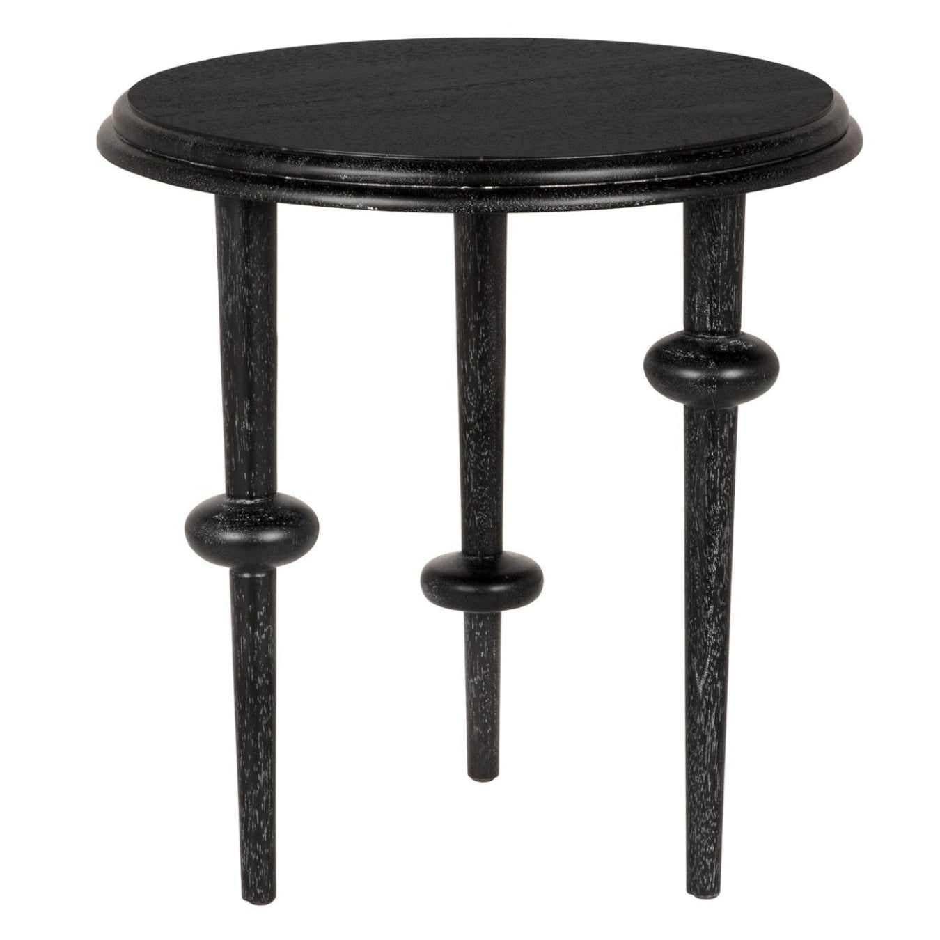 Noir Foster Black Walnut Side Table in Black Walnut finish