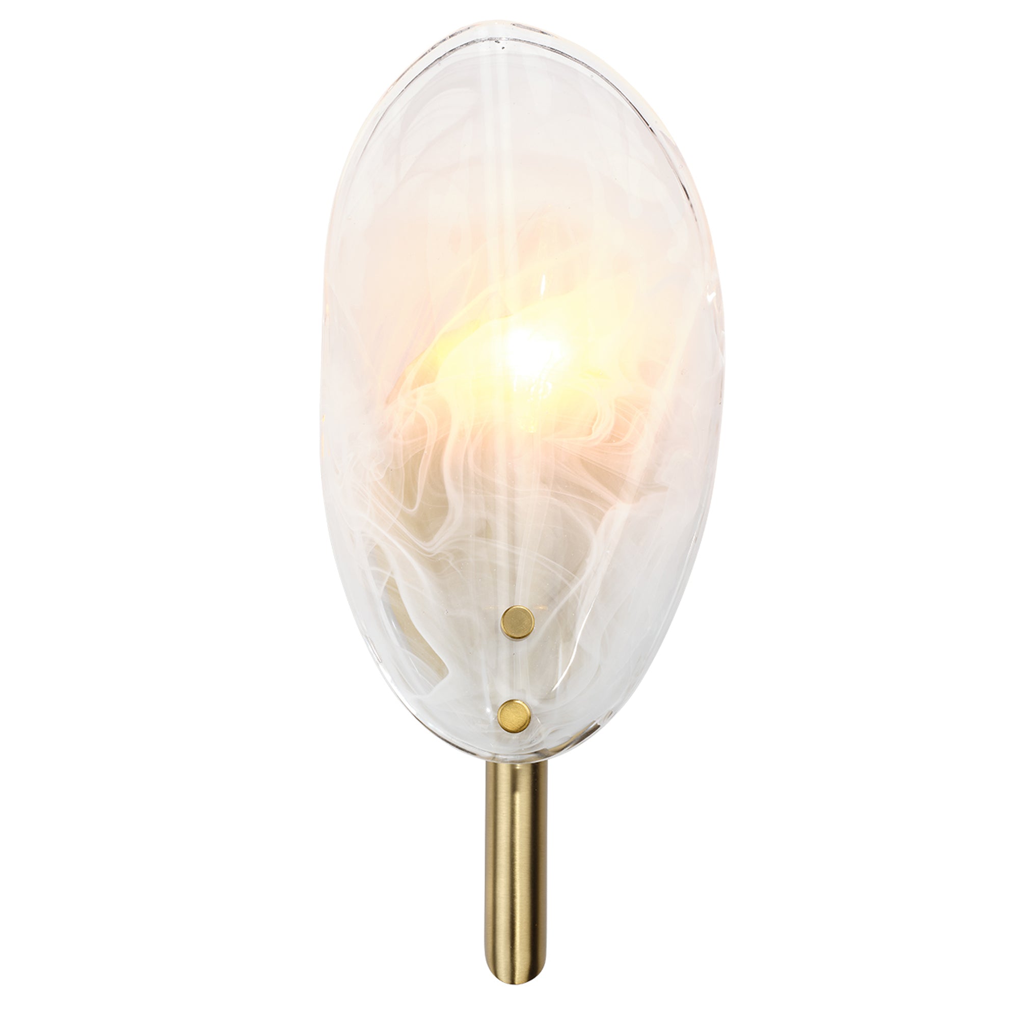 Jamie Young Magnolia White 1-Light Wall Sconce