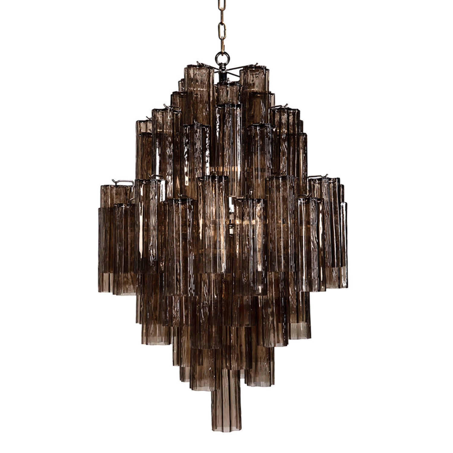 Noir Coco Chandelier in Silver finish