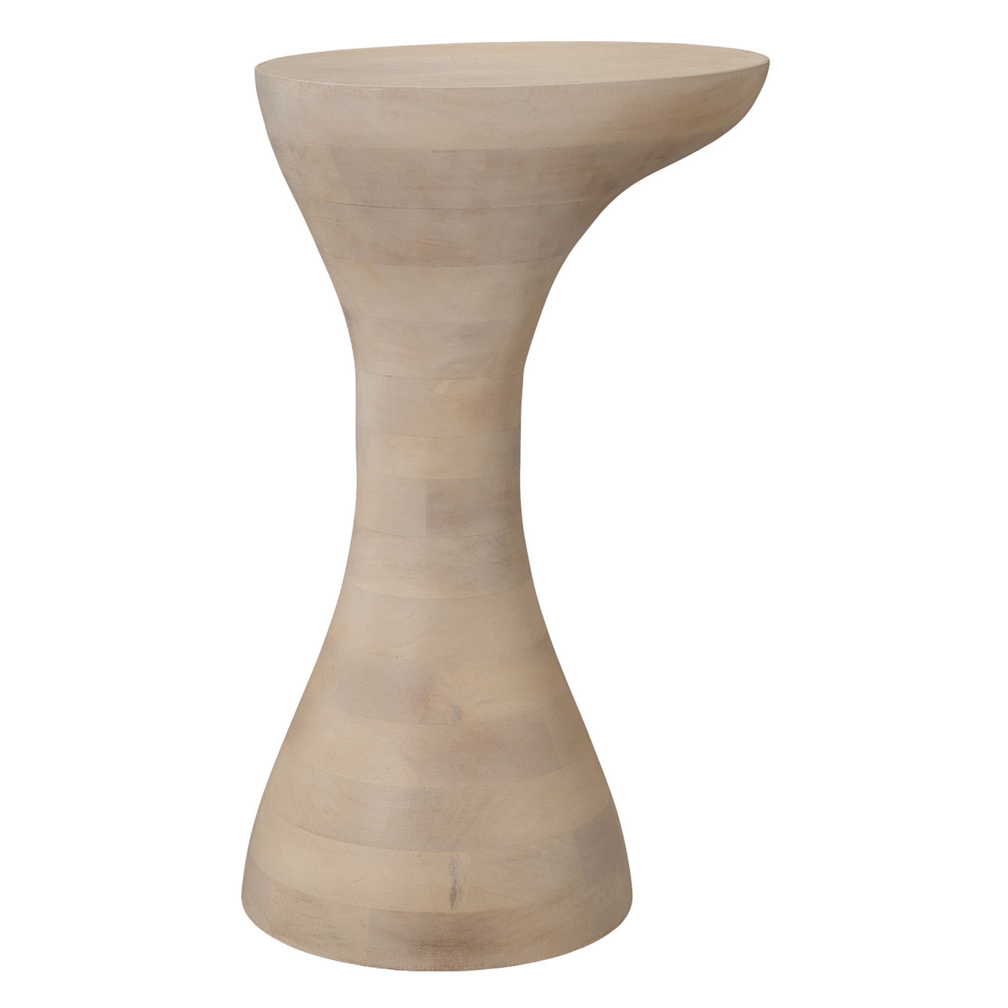 Jamie Young Toadstool Off-White Wood Drink Table