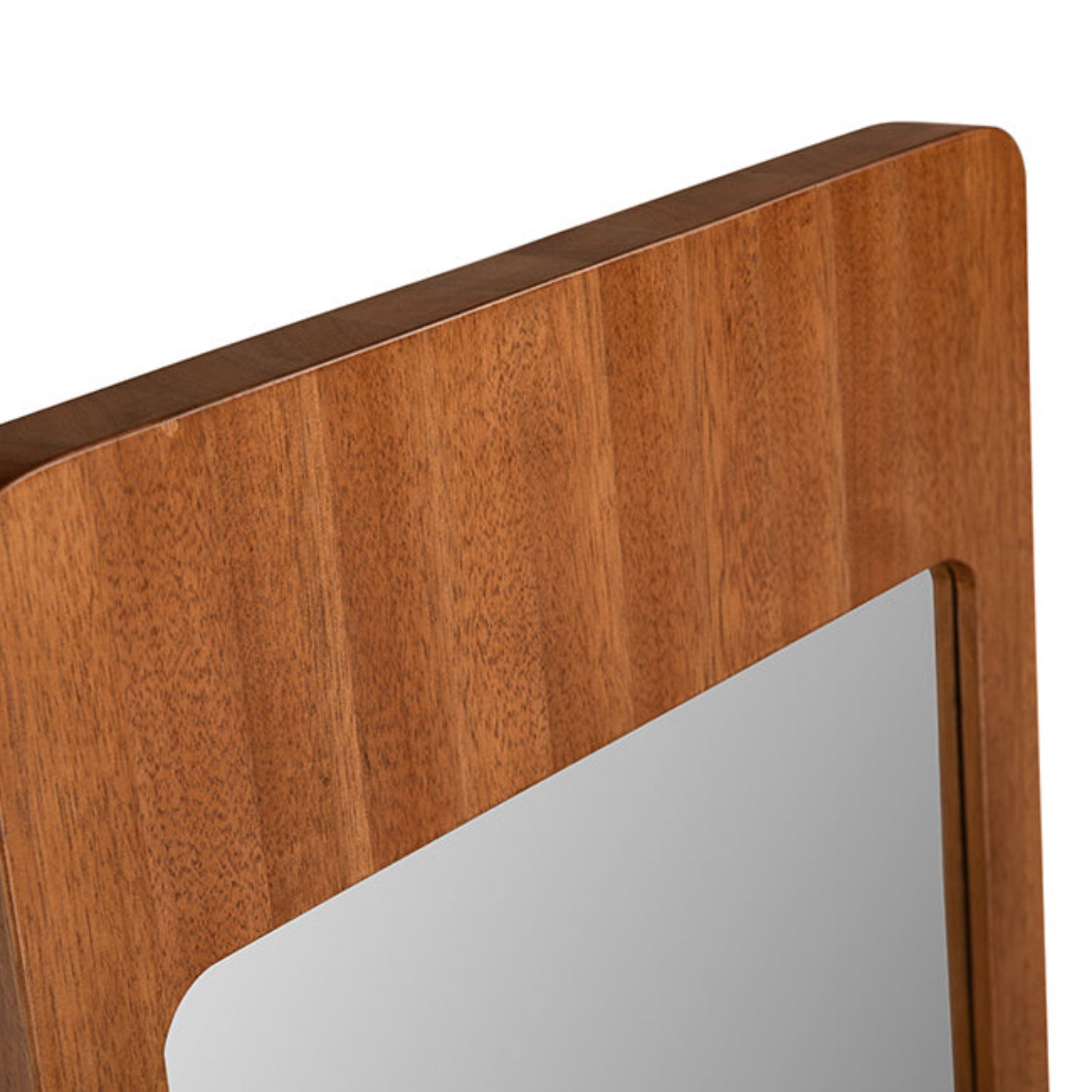 Noir Franklin Dark Walnut C Mirror measuring 25 in. wide
