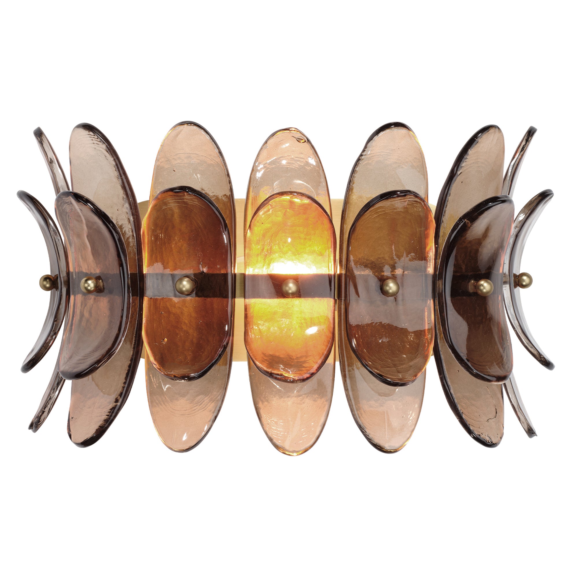 Jamie Young Coronet Taupe 1-Light Wall Sconce