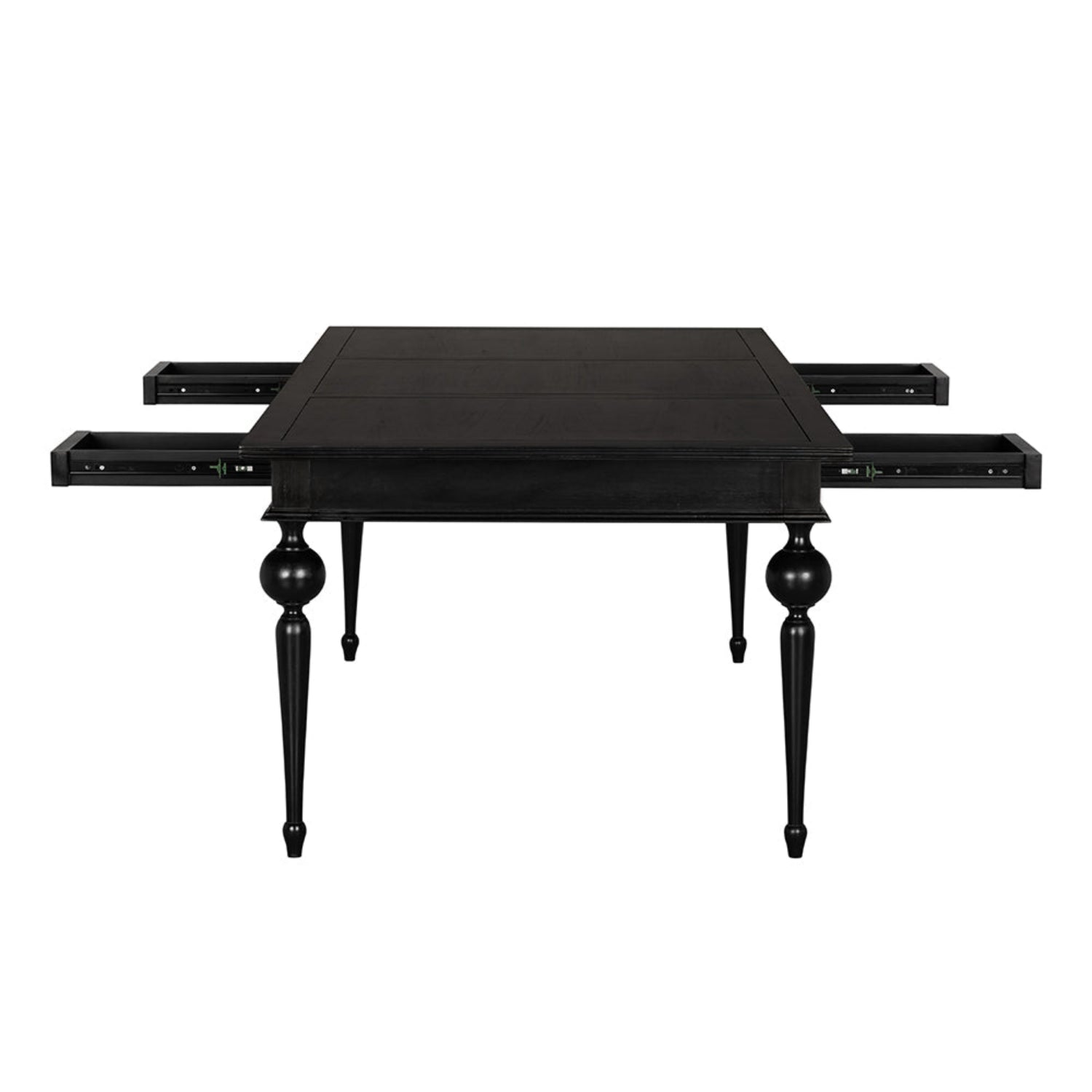 Hand Rubbed Black Kingsley Partner Desk by Noir