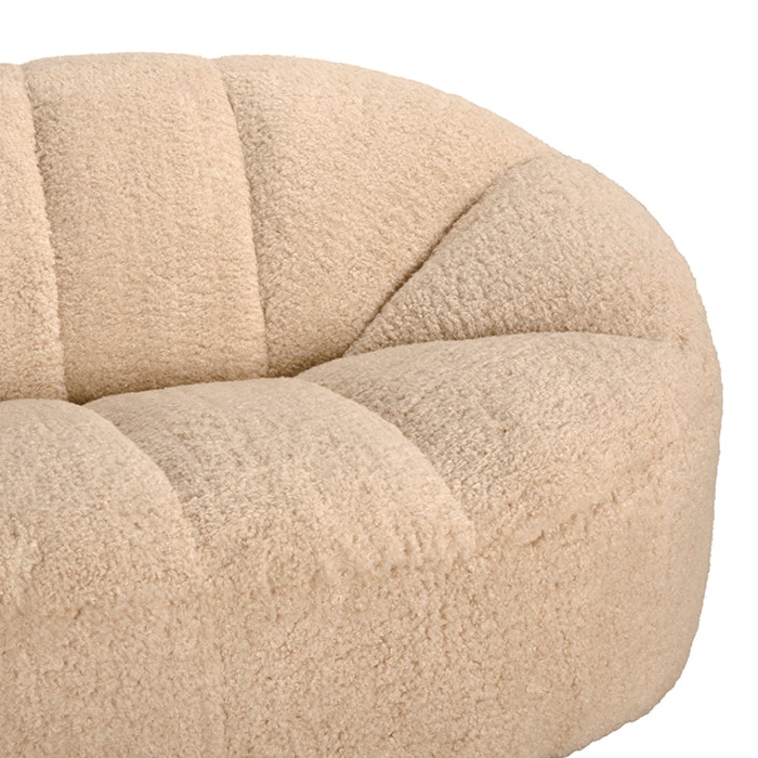 Noir Amadeus Camel Fabric Sofa at 95 in. W x 40 in. D x 30 in. H