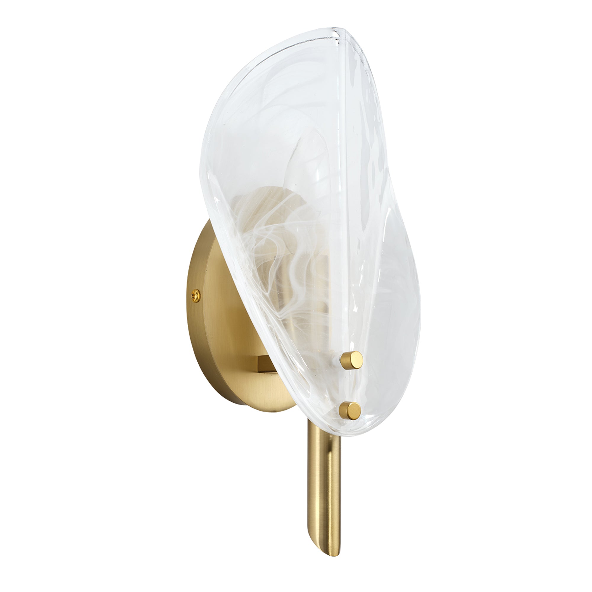 Jamie Young Magnolia White 1-Light Wall Sconce