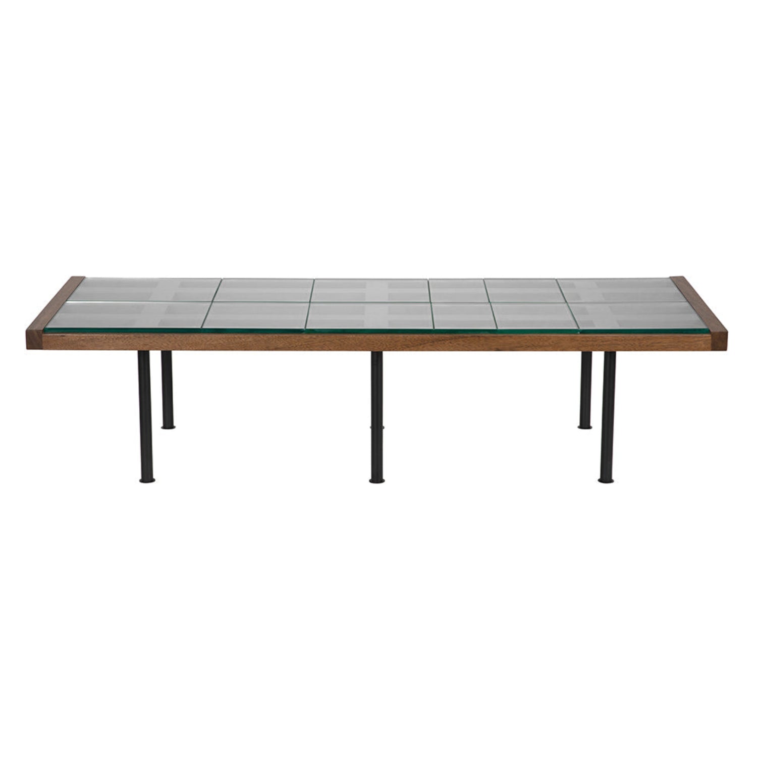 Noir Paxton Coffee Table in Dark Walnut with Black finish