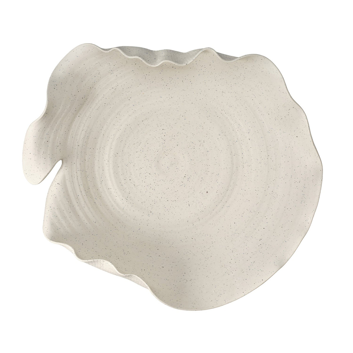 Jamie Young Whisper White Porcelain Bowl styled in a room setting