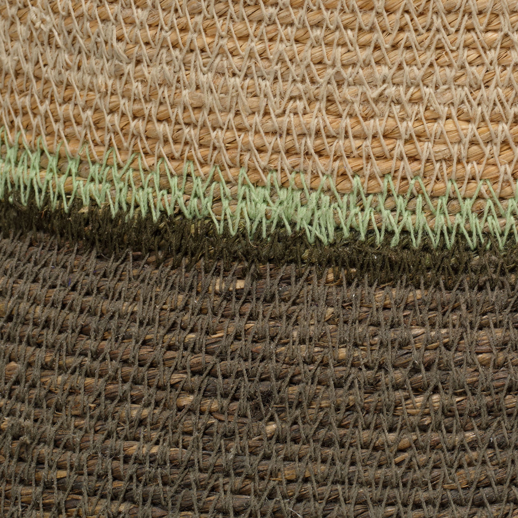 Jamie Young Beetle Green Medium Seagrass Basket