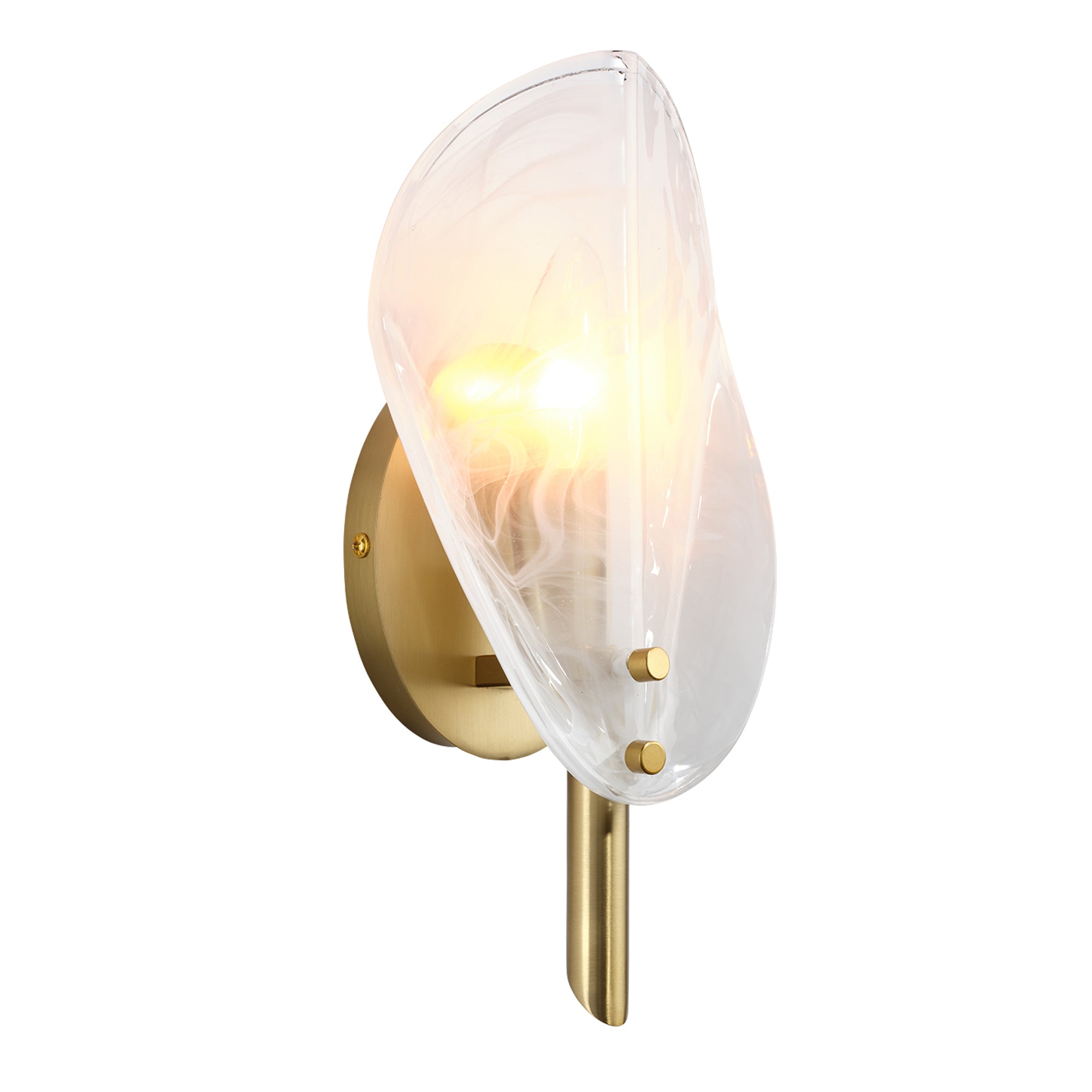 Jamie Young Magnolia White 1-Light Wall Sconce