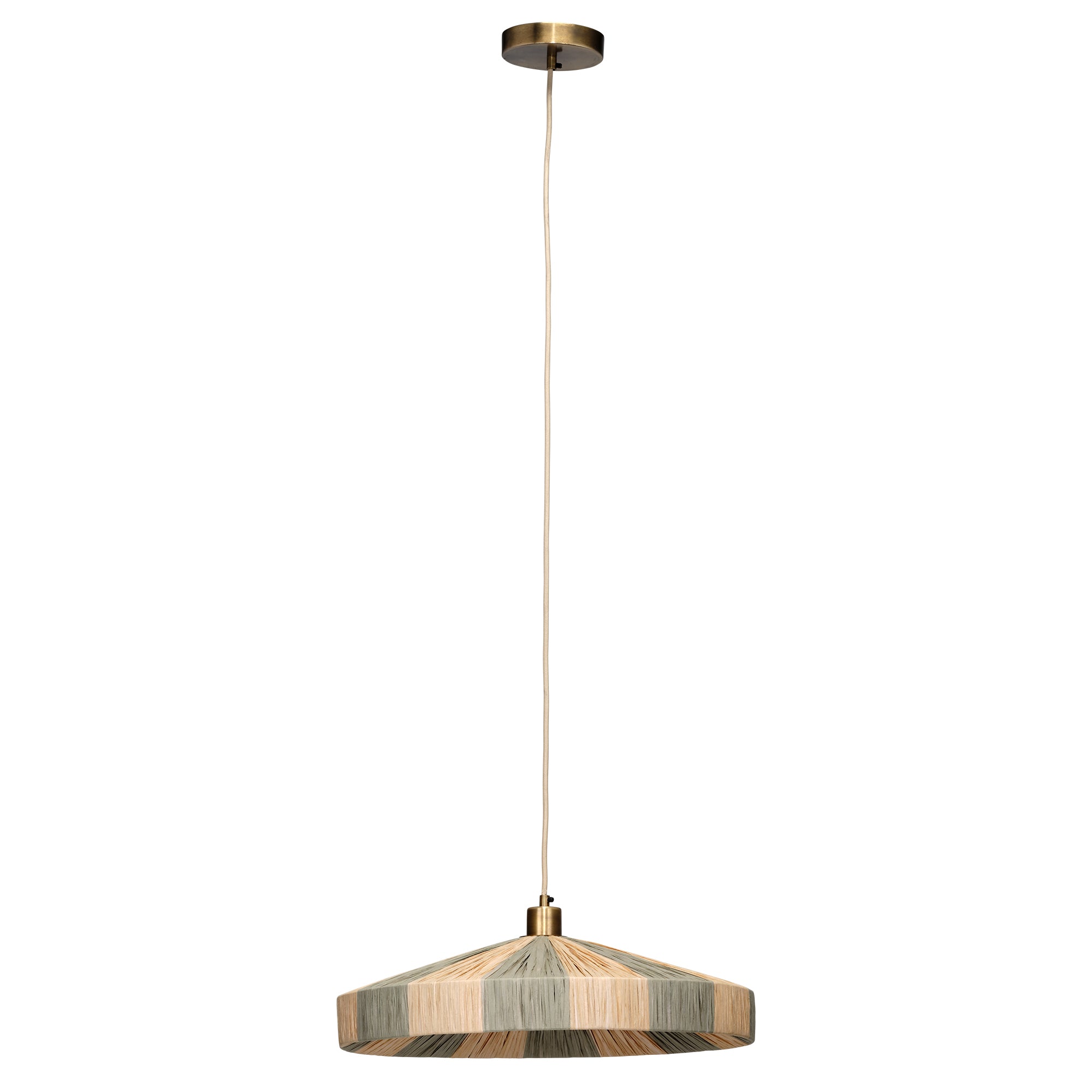 Jamie Young Parasol Green 1-Light Small Pendant