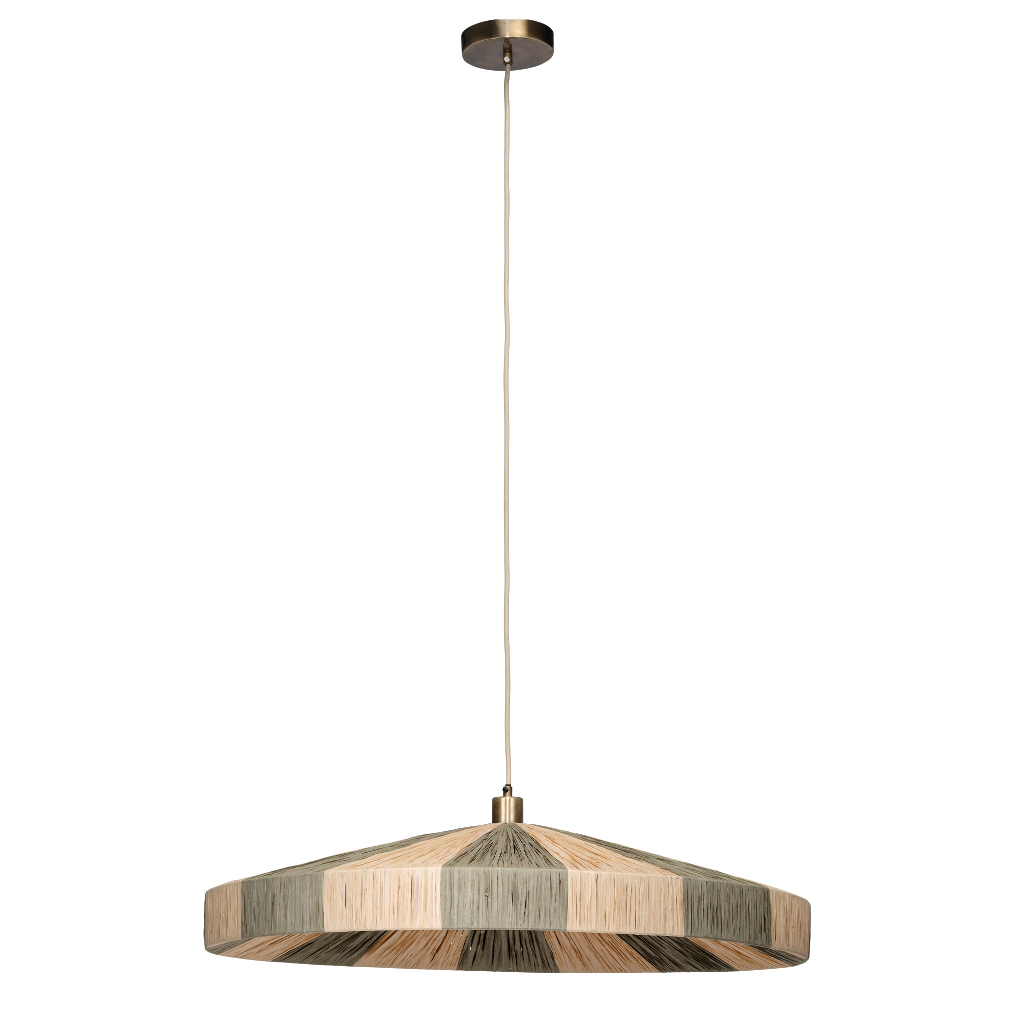 Jamie Young Parasol Green 1-Light Large Pendant