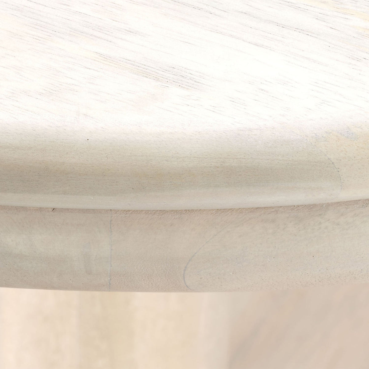 Jamie Young Bourbon Off-White Mango Wood Bistro Table styled in a room setting