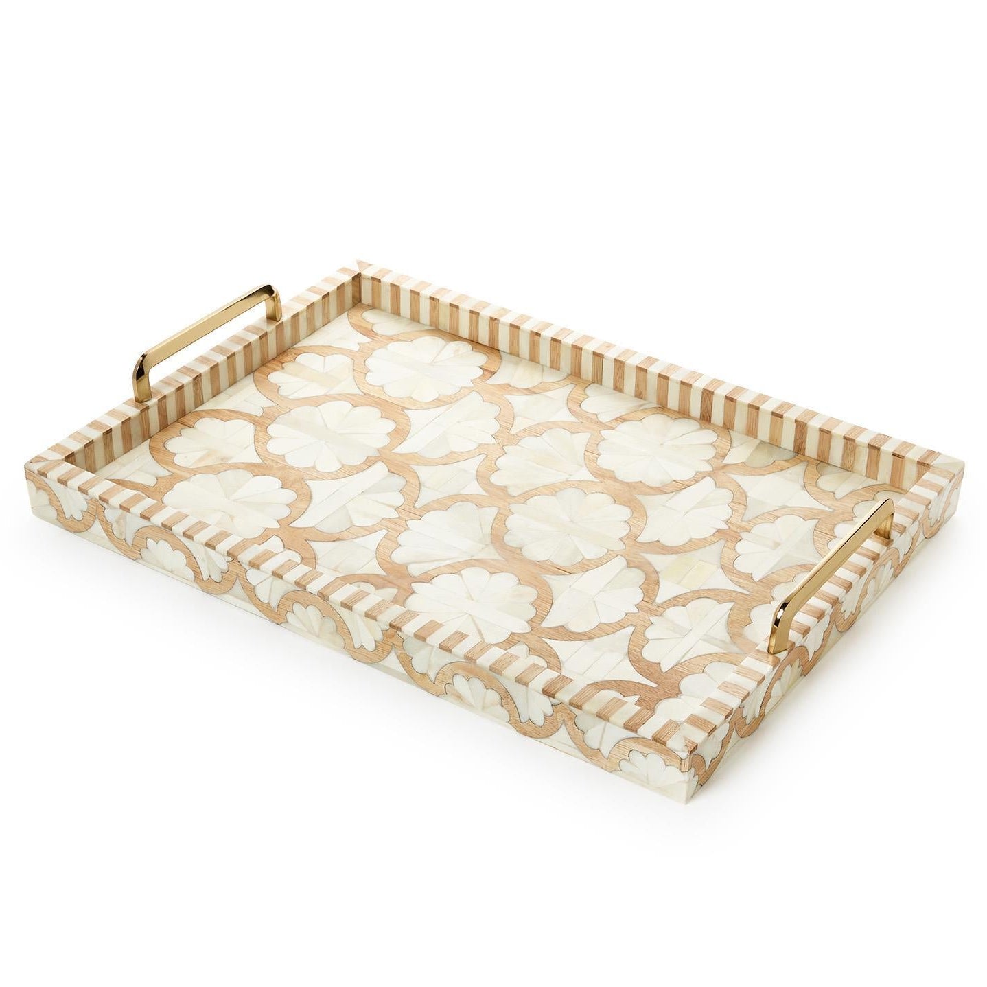 Campidoglio Inlaid Decor Rectangle Serving Tray