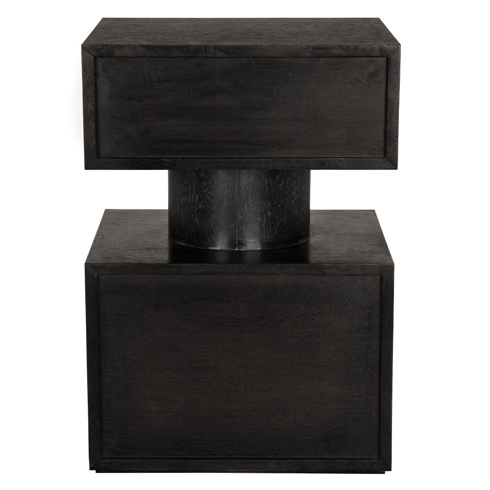 Noir Kingston Side Table, crafted from walnut and veneer