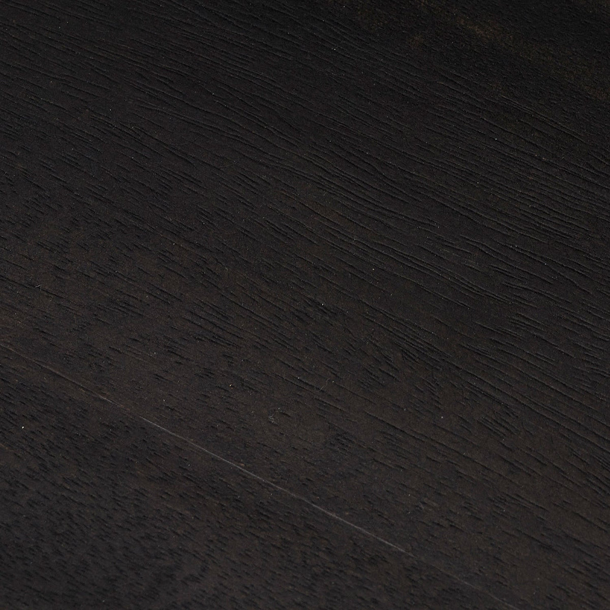 Jamie Young Arc Mango Black Wood Bench styled in a room setting