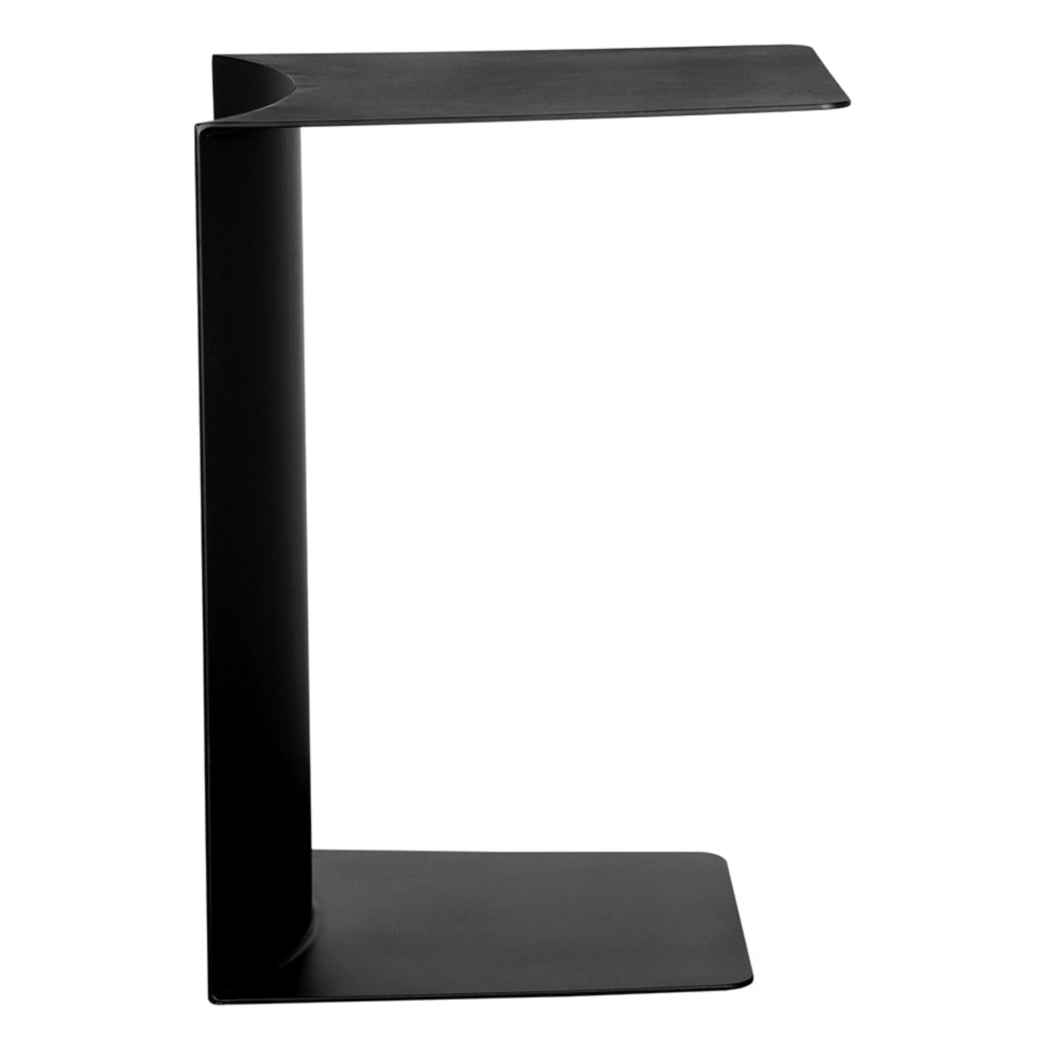 Matte Black Mulligan Side Table by Noir