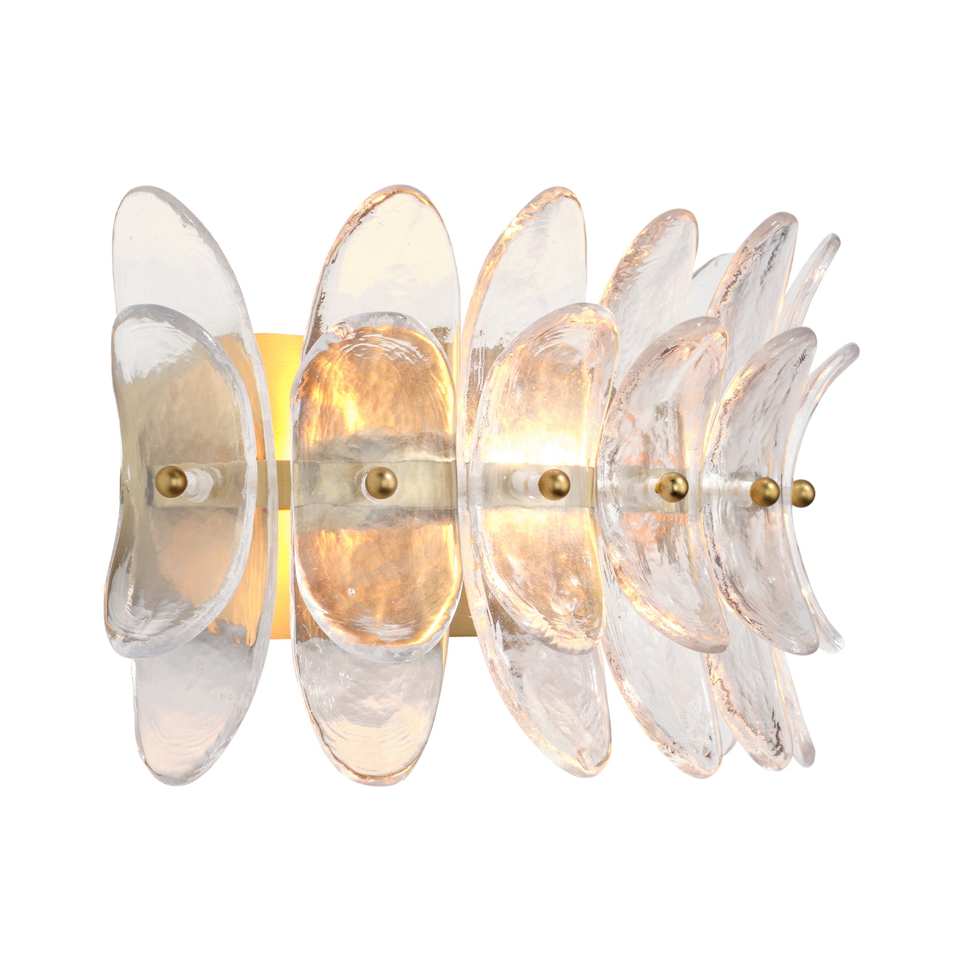 Jamie Young Coronet 1-Light Clear Wall Sconce