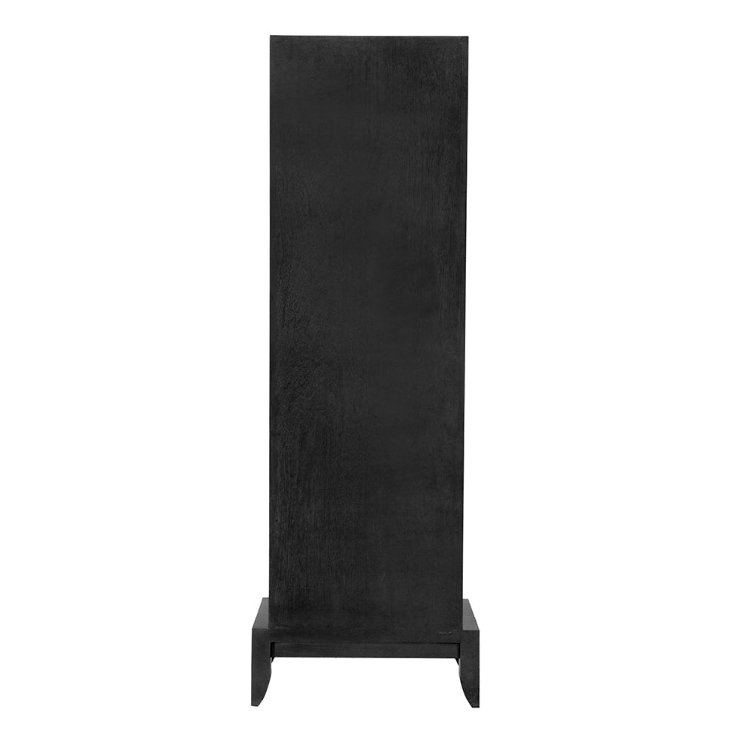 Etruscan Tower Cabinet finished in Hand Rubbed Black