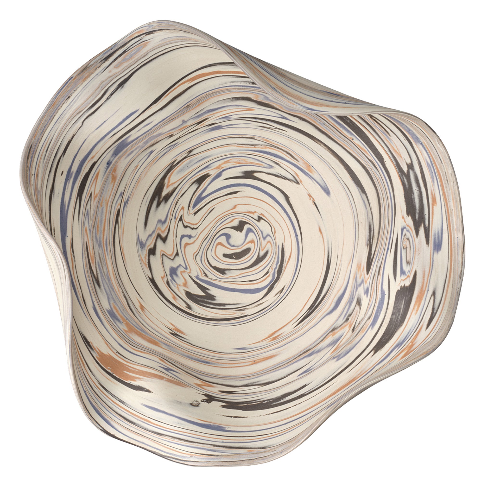Jamie Young Billowed Off-White Porcelain Bowl