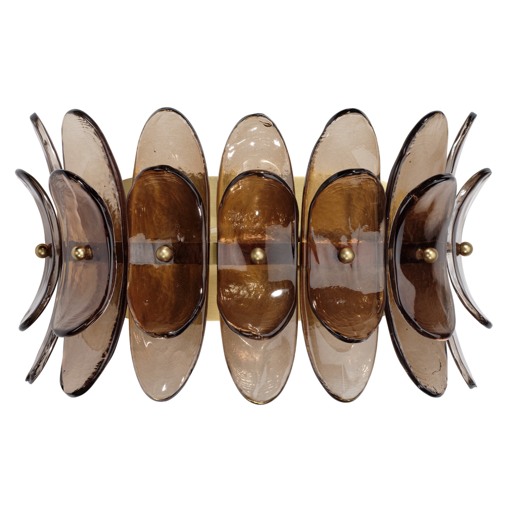 Jamie Young Coronet Taupe 1-Light Wall Sconce