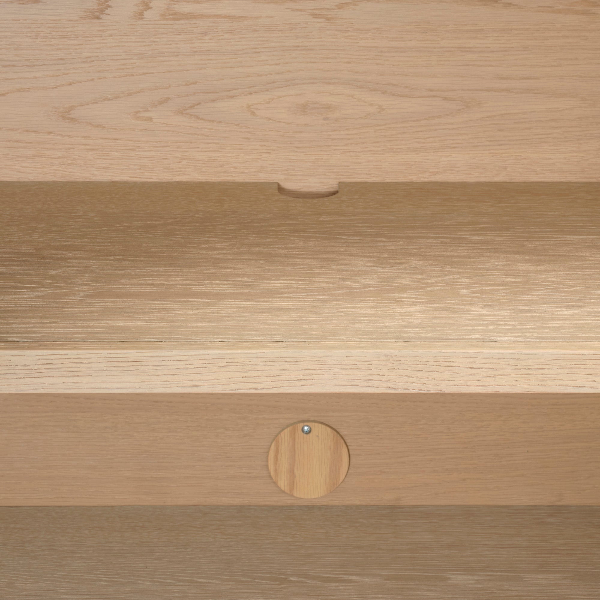 Jamie Young Finley Pale Oak Fluted Two Door Cabinet