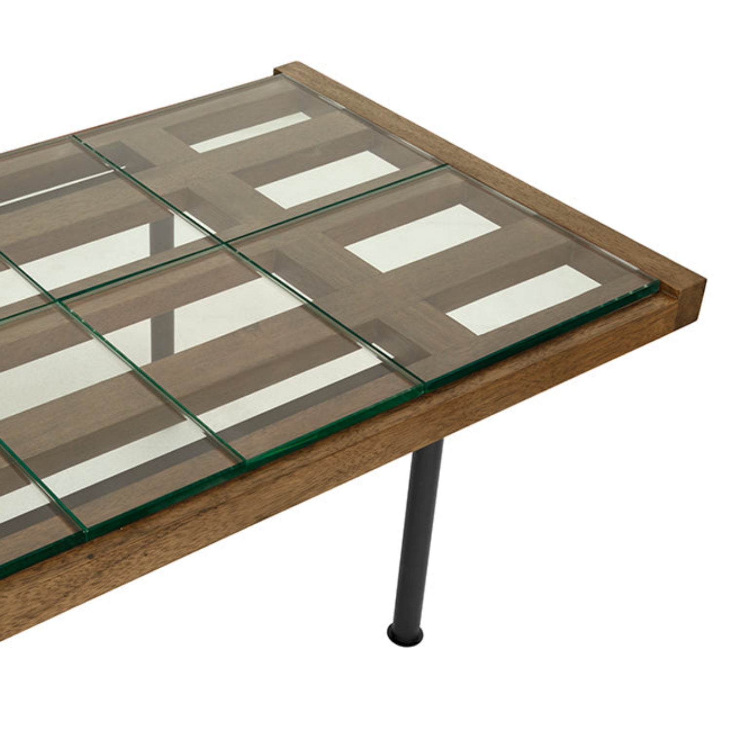 Noir Paxton Coffee Table at 67 in. W x 26 in. D x 16 in. H