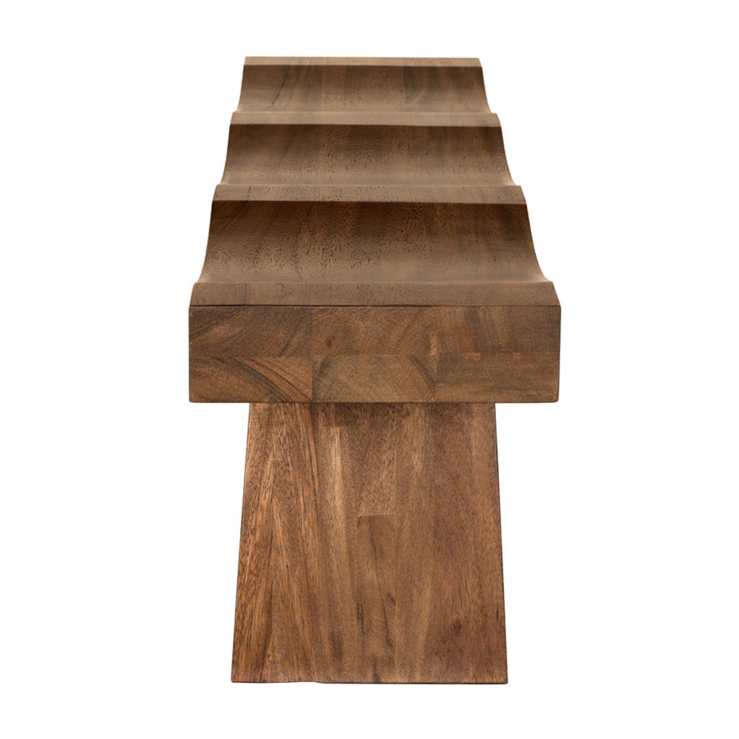 Shibumi Dark Walnut Bench crafted from walnut