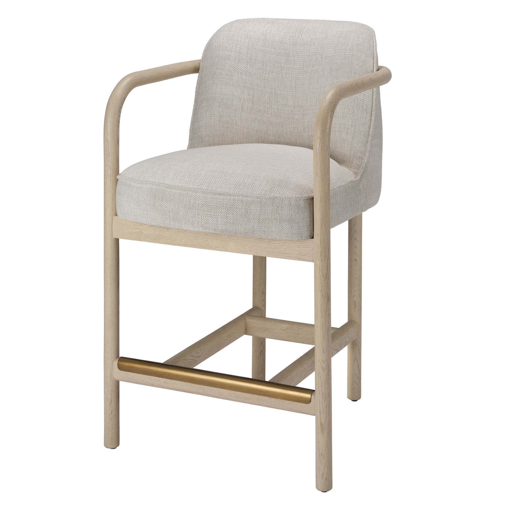 Jamie Young Tether Pale Oak Counter Stool