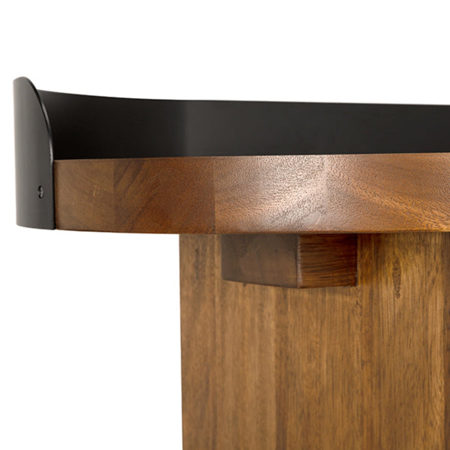 Noir Euler Desk at 50 in. W x 25 in. D x 33 in. H