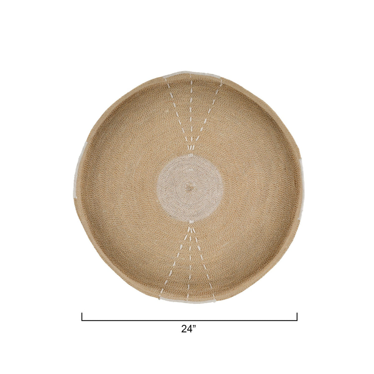 Jamie Young Sundial White Wall Art styled in a room setting