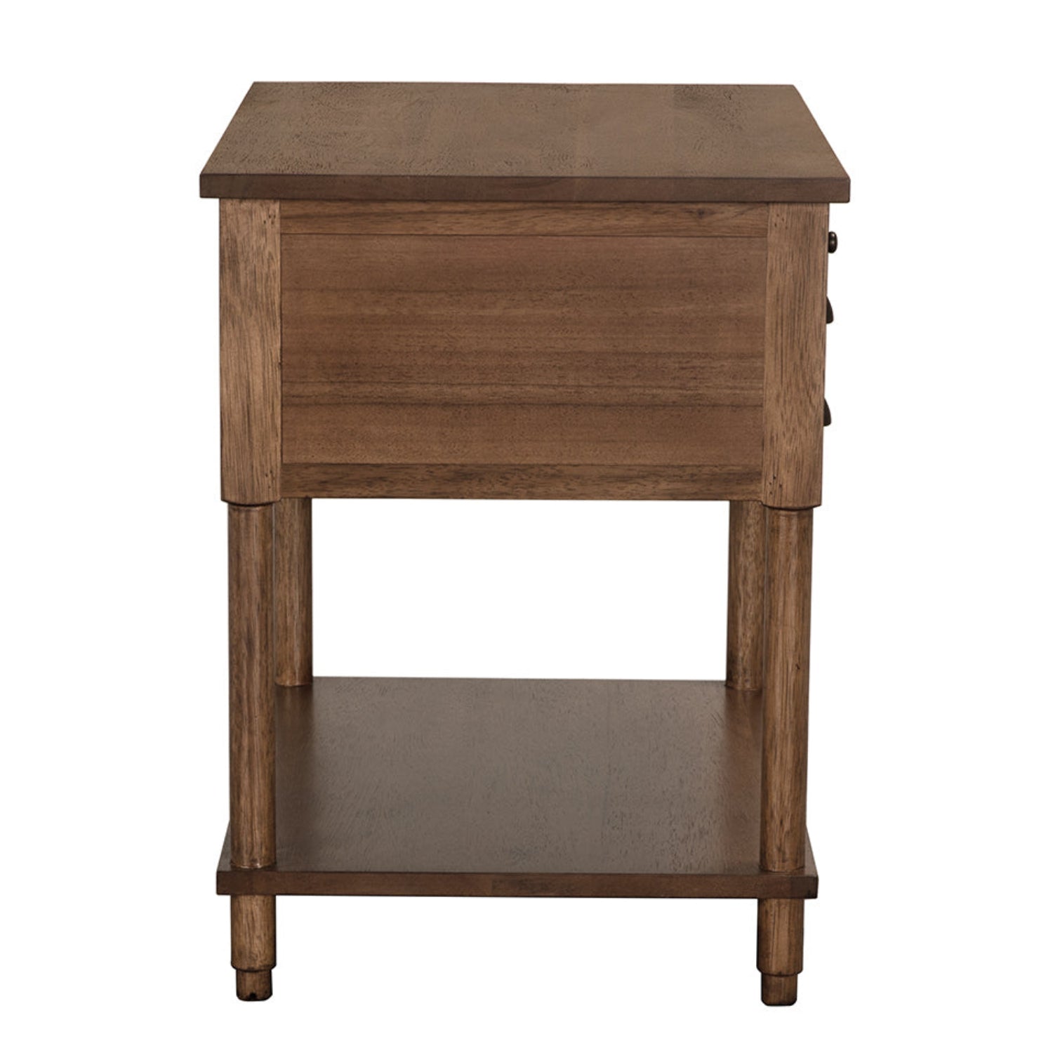 Noir Artemio Side Table crafted from walnut and veneer