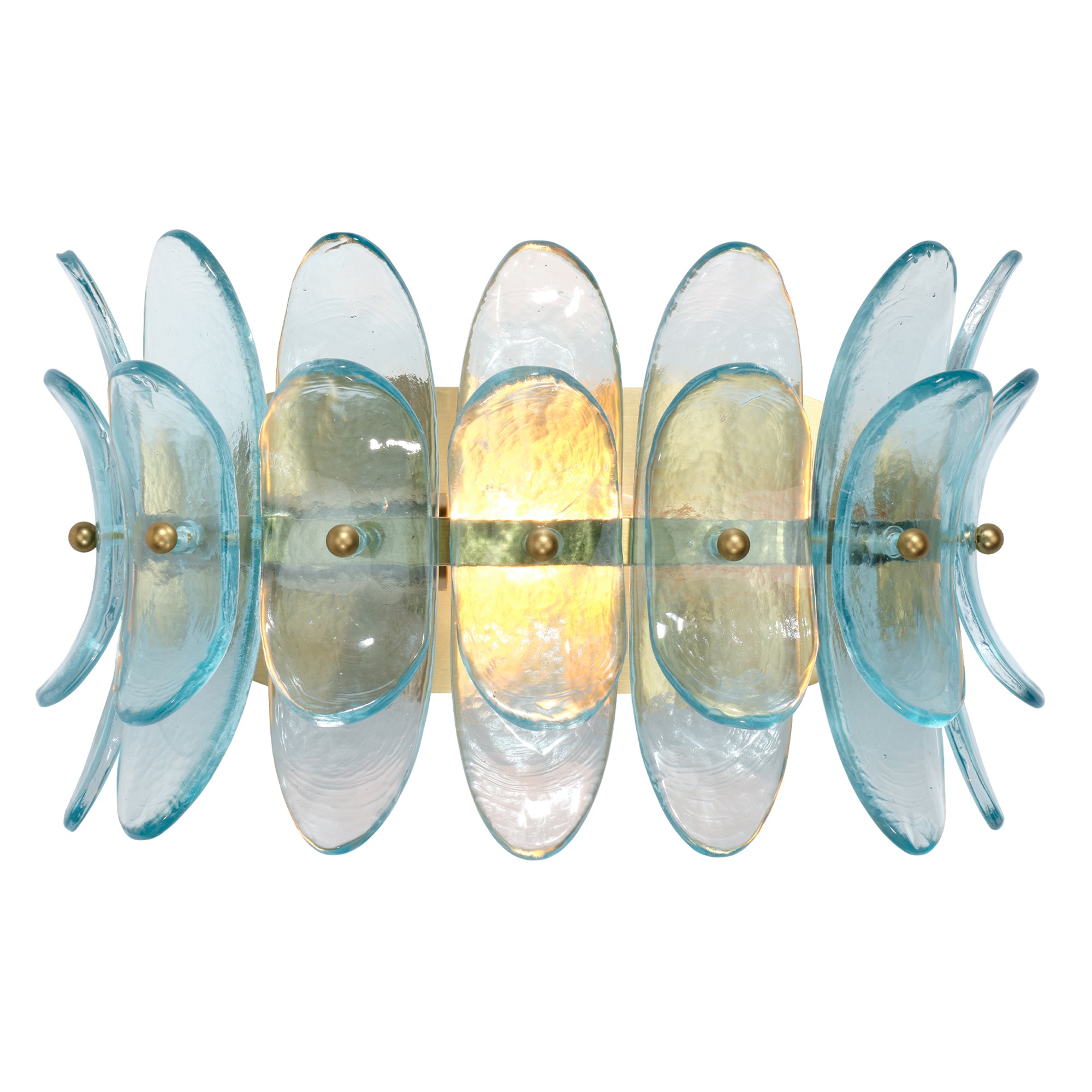 Jamie Young Coronet Blue 1-Light Wall Sconce