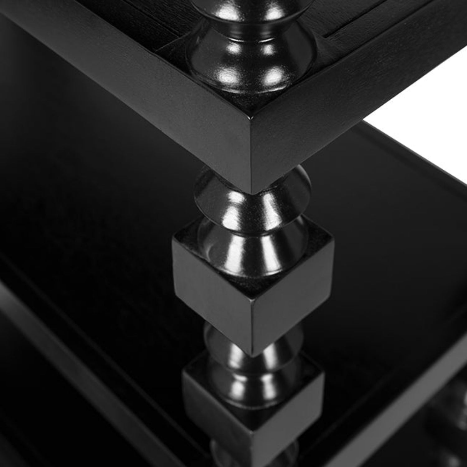 Noir Moabite Bookcase, a hand rubbed black bookshelf