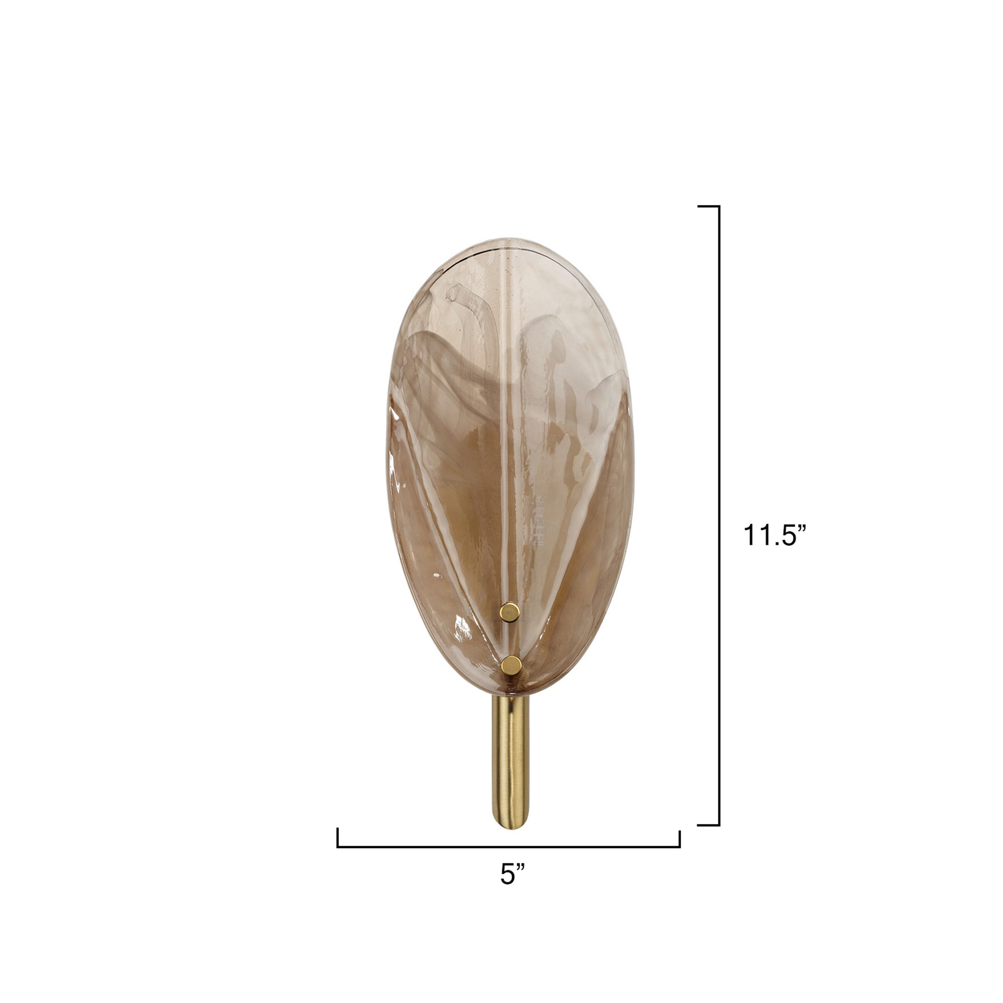 Jamie Young Magnolia Taupe 1-Light Wall Sconce