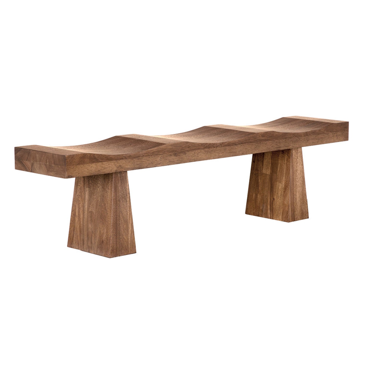 Noir Shibumi Dark Walnut Bench