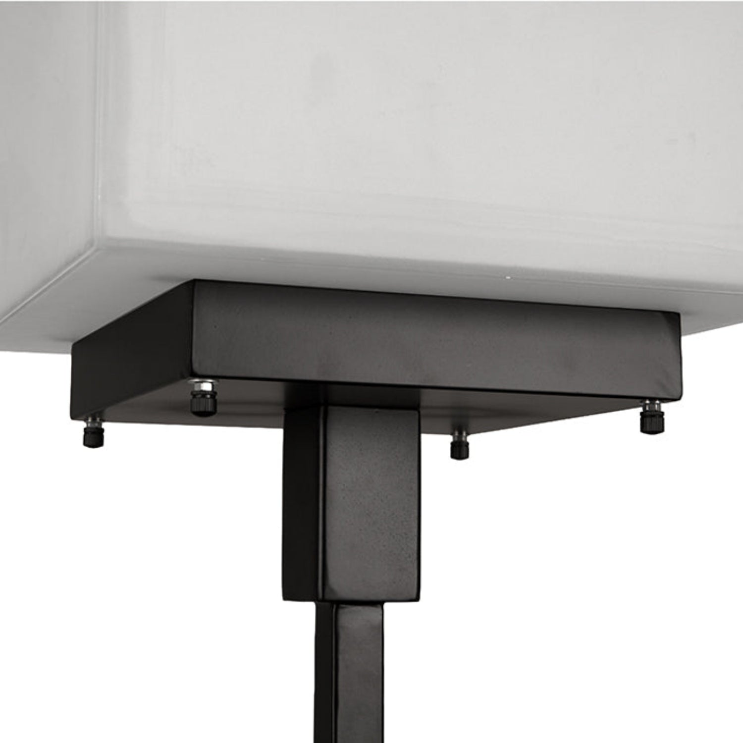 Barzini Floor Lamp finished in Matte Black