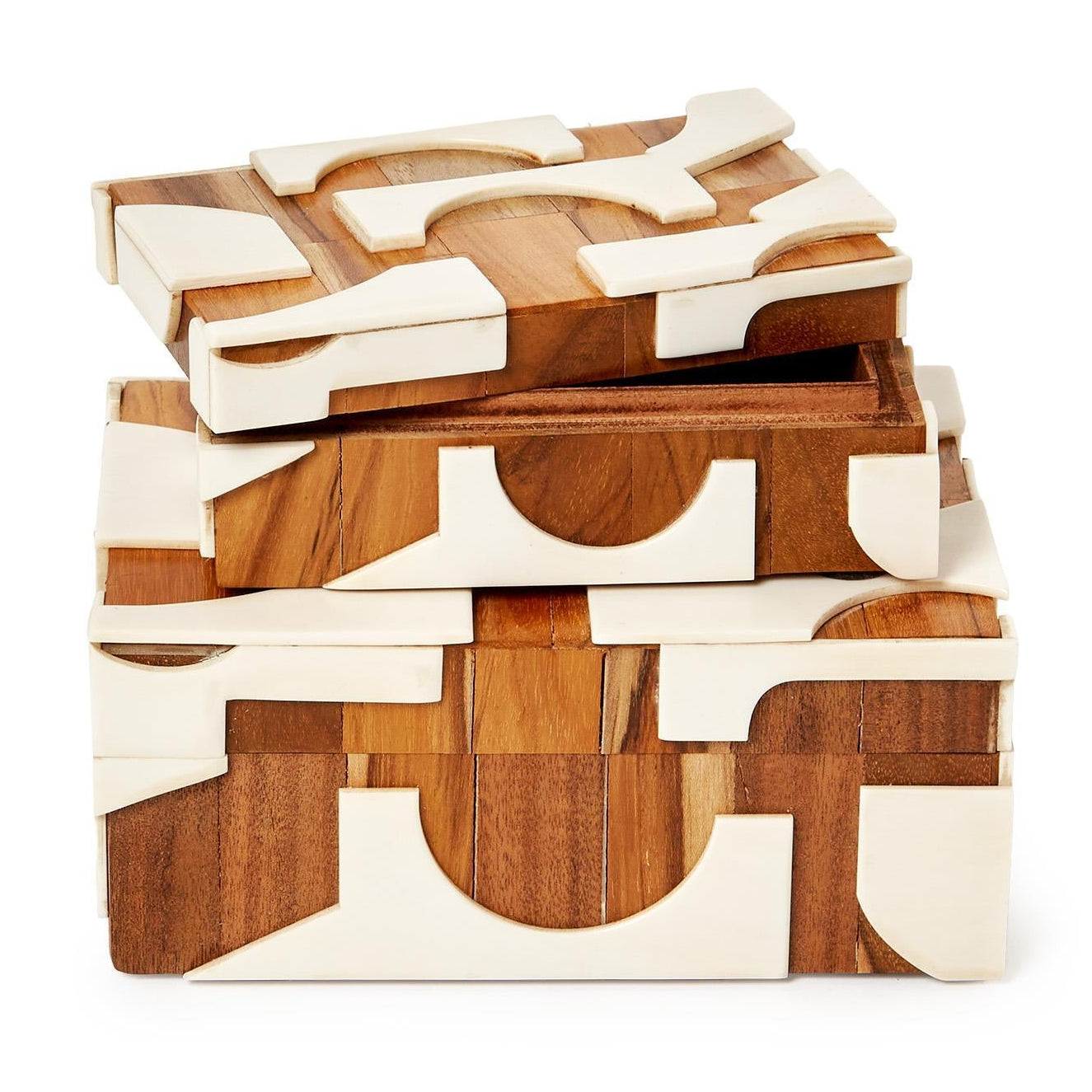 Resin Covered Box Laser cut Set of 2