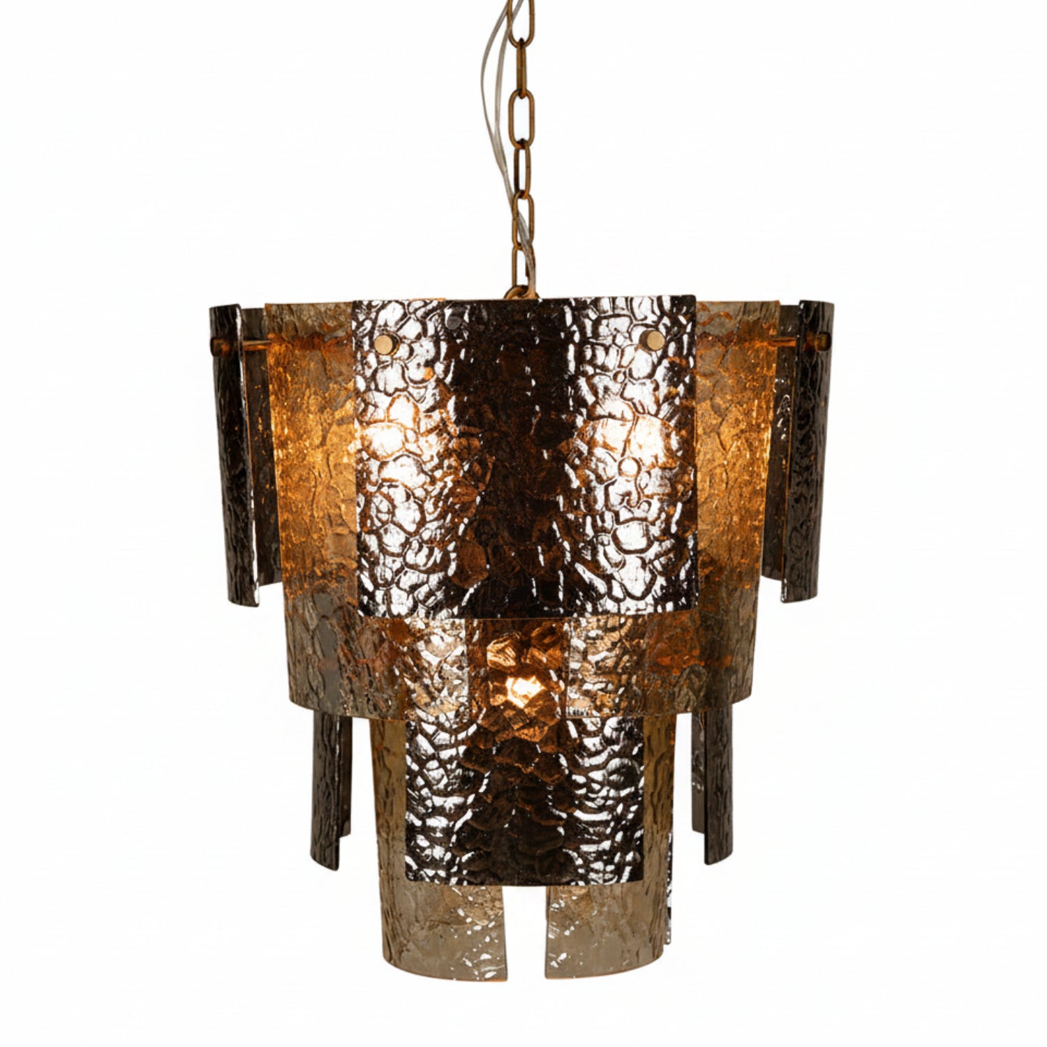 Noir Cornelius Small Chandelier in Antique Brass finish