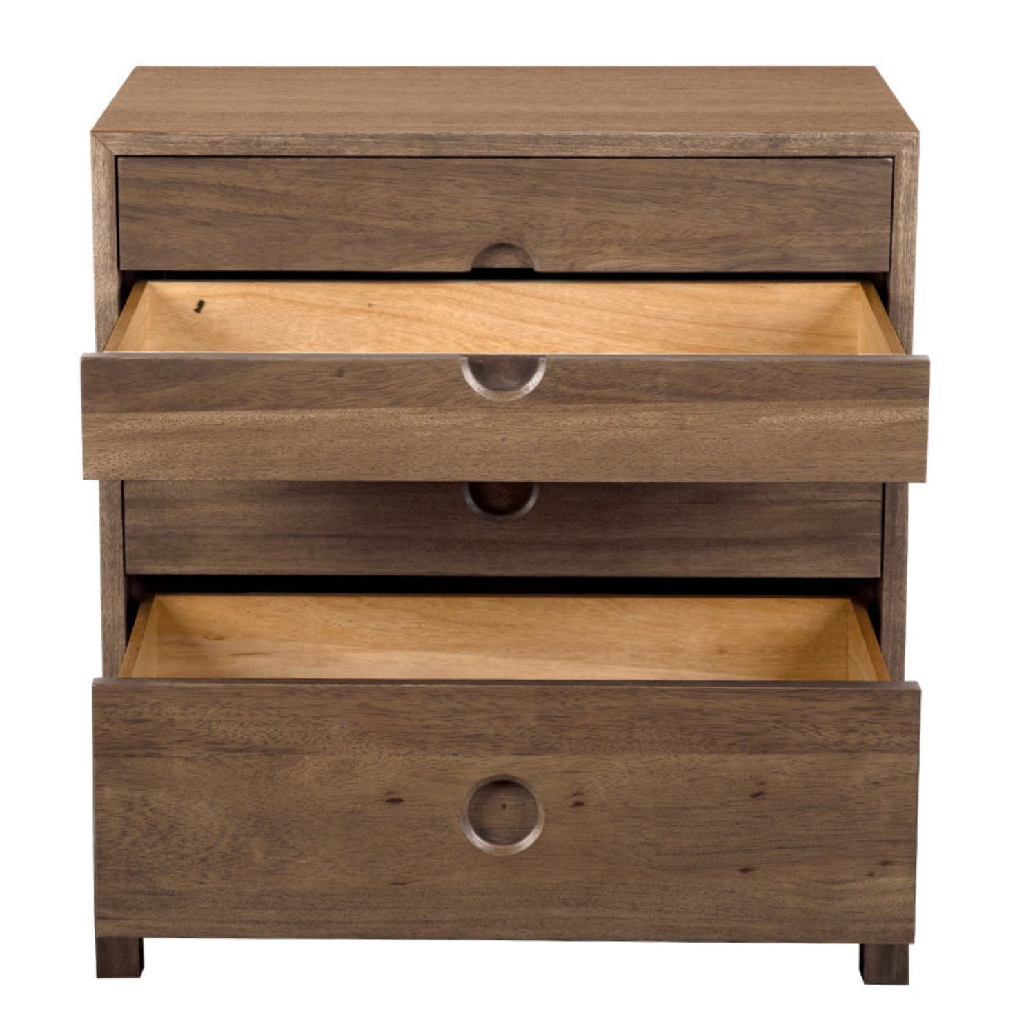 Eros Side Table finished in Dark Walnut