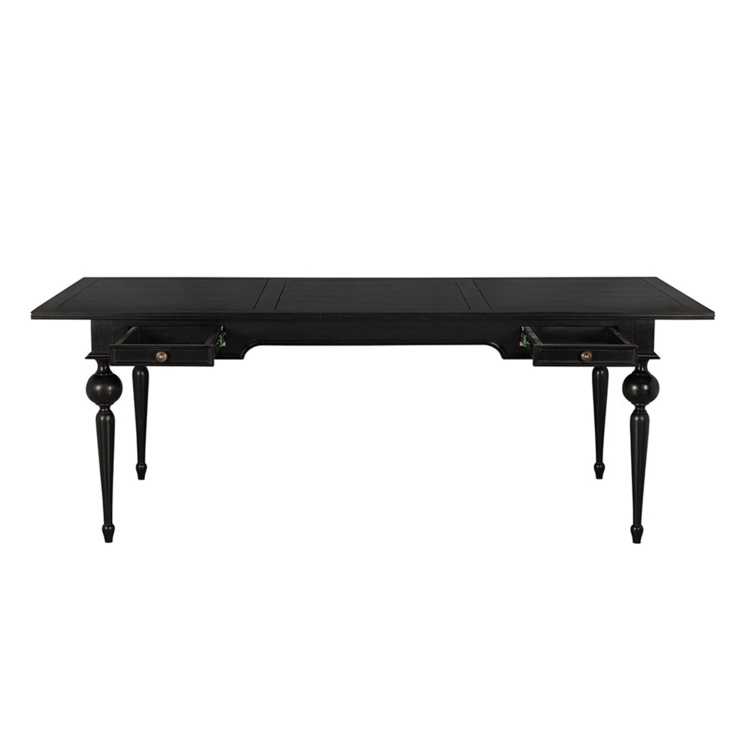 Kingsley Partner Desk finished in Hand Rubbed Black