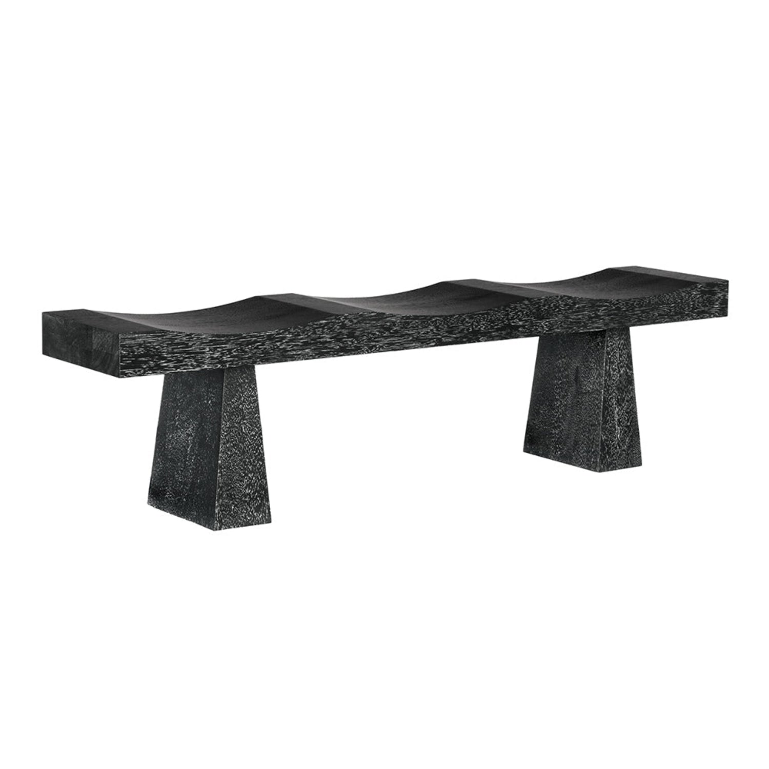 Noir Shibumi Black Walnut Bench