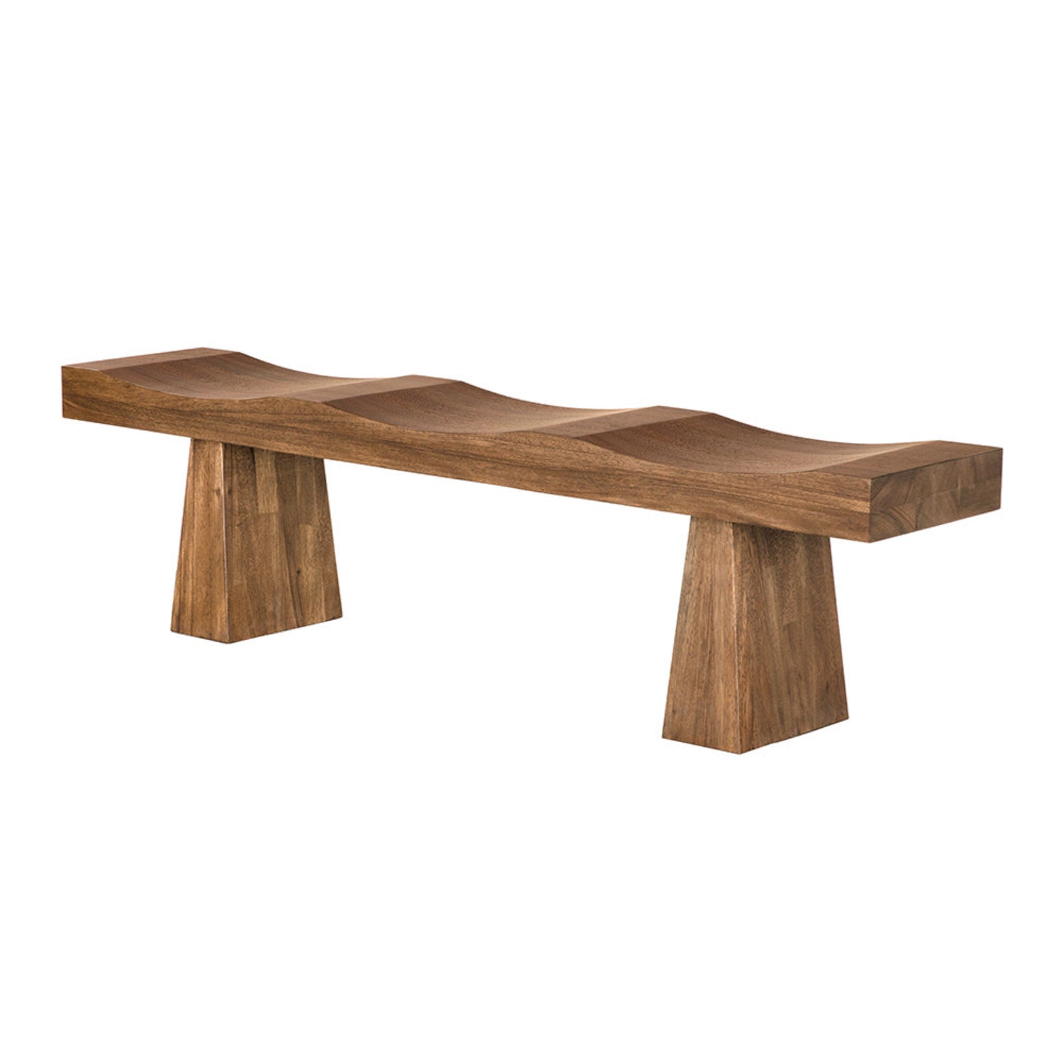 Shibumi Dark Walnut Bench in dark walnut walnut