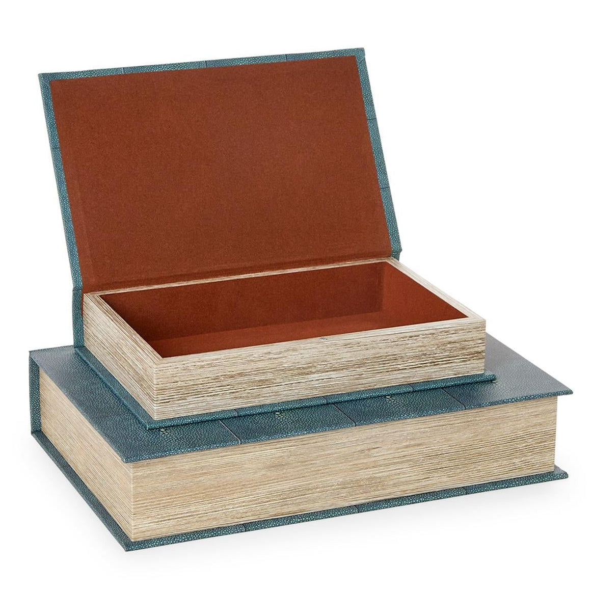 The Library, Shagreen All Purpose Book Box Set of 2