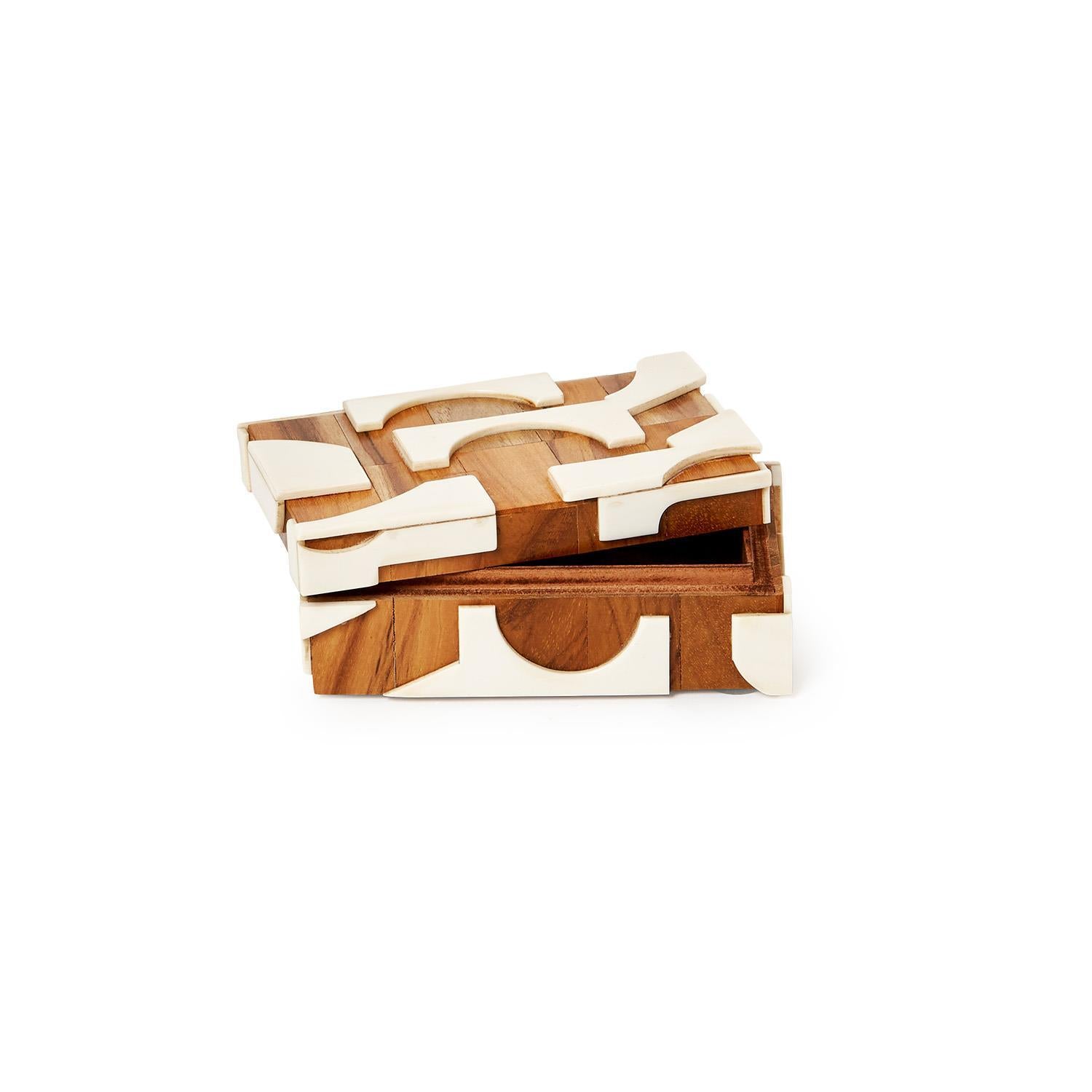 Resin Covered Box Laser cut Set of 2