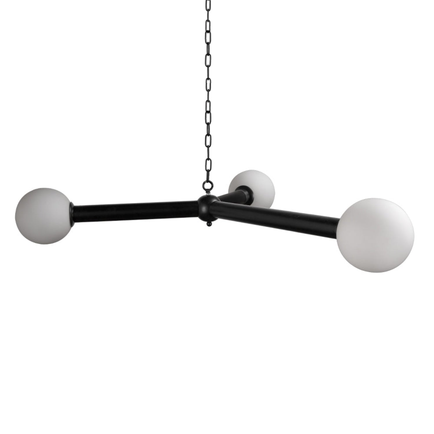 Clemenza Chandelier finished in Matte Black