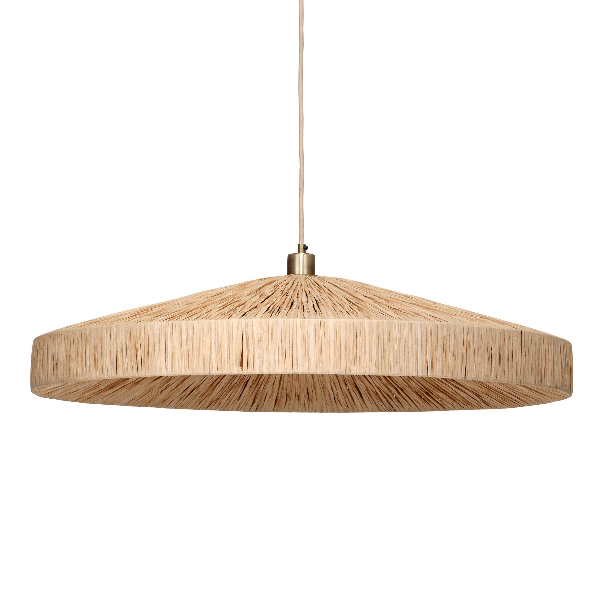 Jamie Young Parasol Natural 1-Light Large Pendant