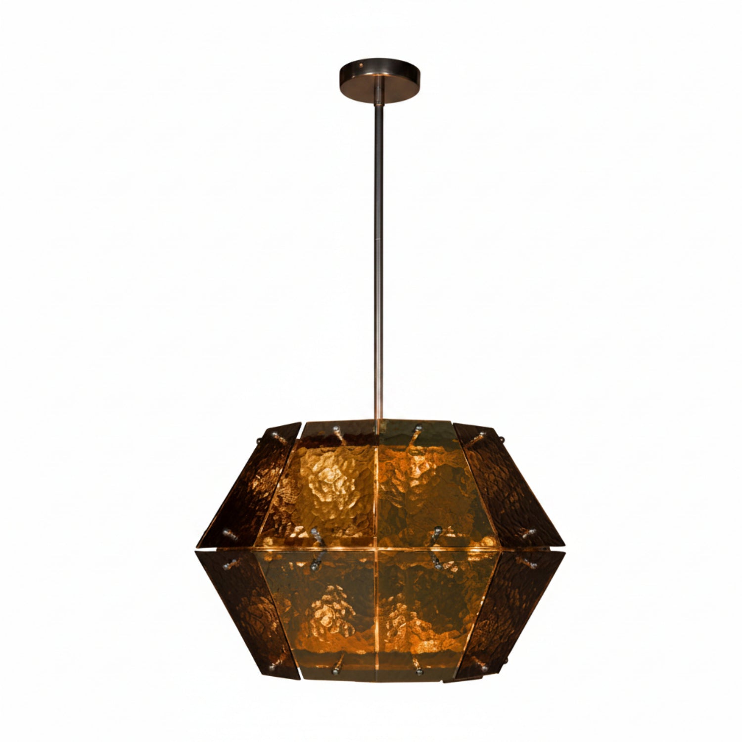 Noir Obsidian Small Chandelier in Chrome finish