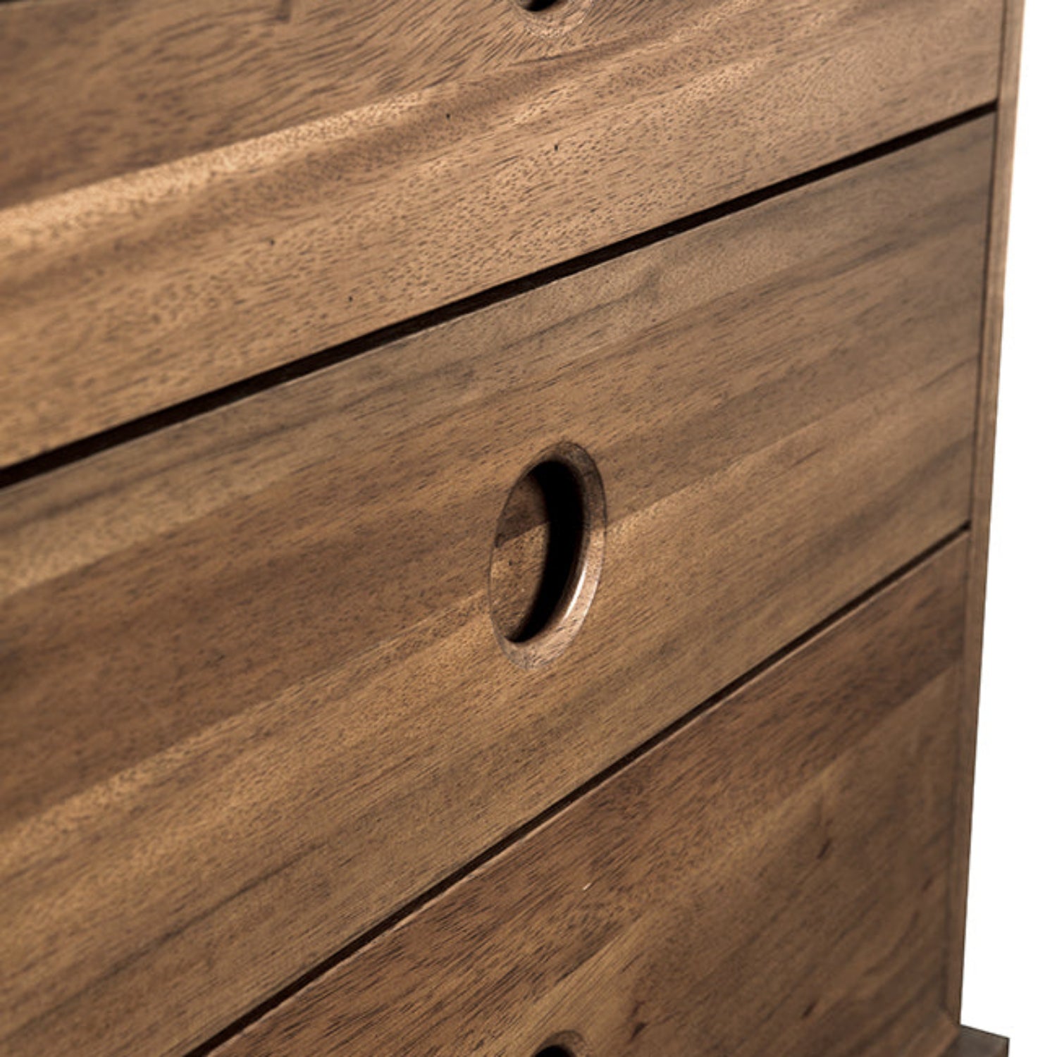Eros Side Table, walnut and veneer construction