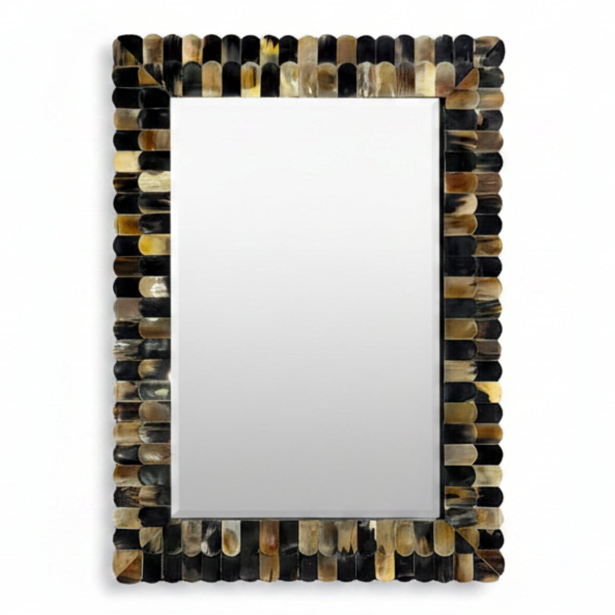 Finley Black Horn Accent Mirror